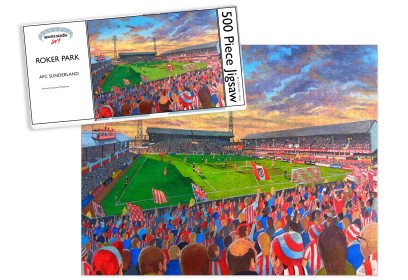 Roker Park Stadium Fine Art Jigsaw Puzzle - AFC Sunderland